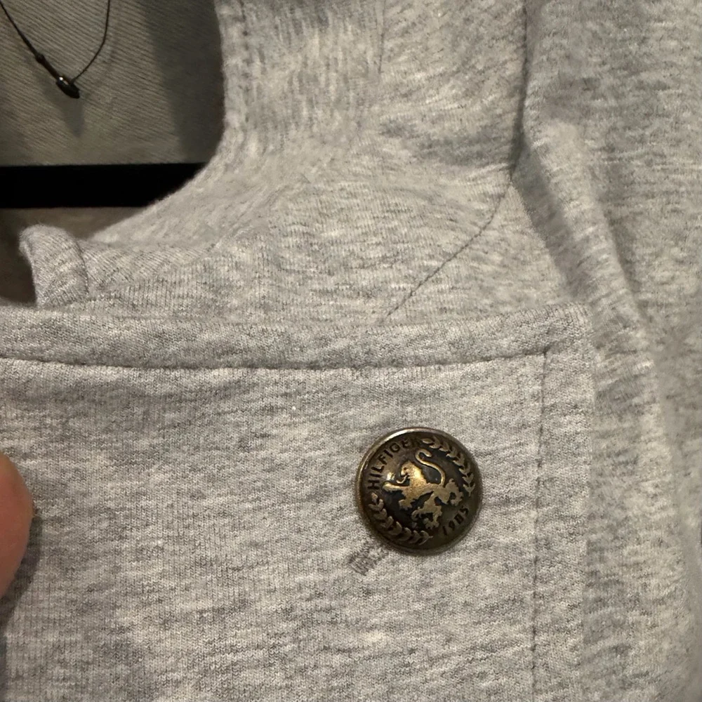 NWOT Tommy Hilfiger military cardigan / blazer stretch French Terry - Picture 5 of 8